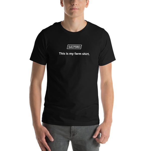 This Is My Farm Shirt - Unisex Cotton Tee Black